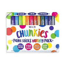Load image into Gallery viewer, Ooly Chunky Paint Sticks Set 24