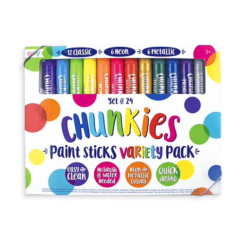 Ooly Chunky Paint Sticks Set 24