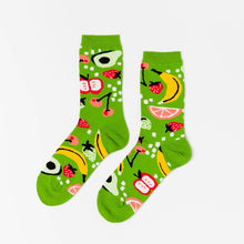 Load image into Gallery viewer, Women&#39;s - Fruits Crew Socks