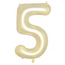 Luxe Gold Number Foil Balloon 86cm