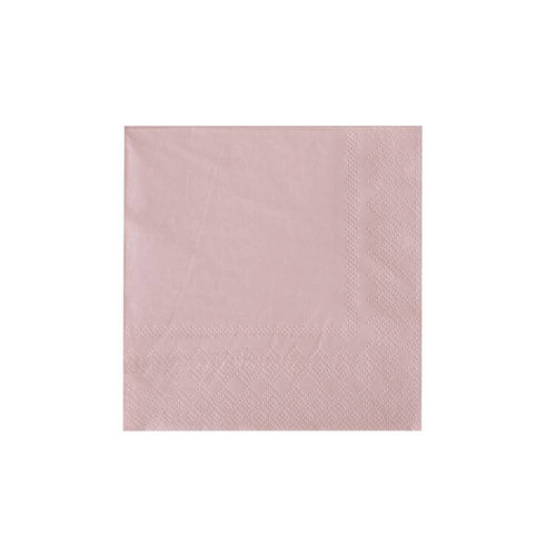 Petal Pink Napkins Small  (Pack 20)