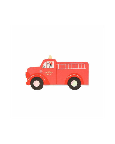 Fire Truck Napkins (Pack 8)