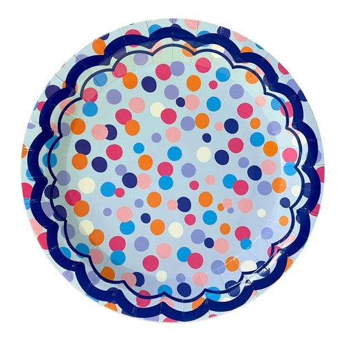 Packed Party Small Plates Throw Confetti (Pack 10)