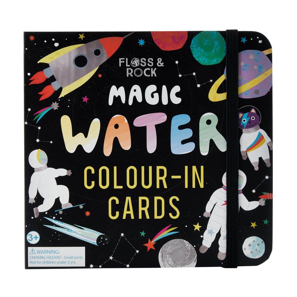 Magic Water Colouring Cards Space
