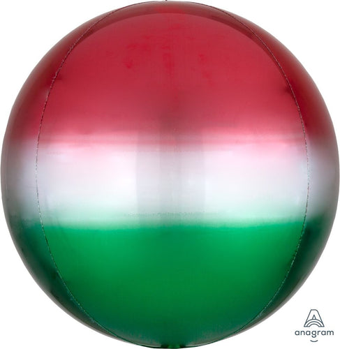 Red & Green Orbz Balloon