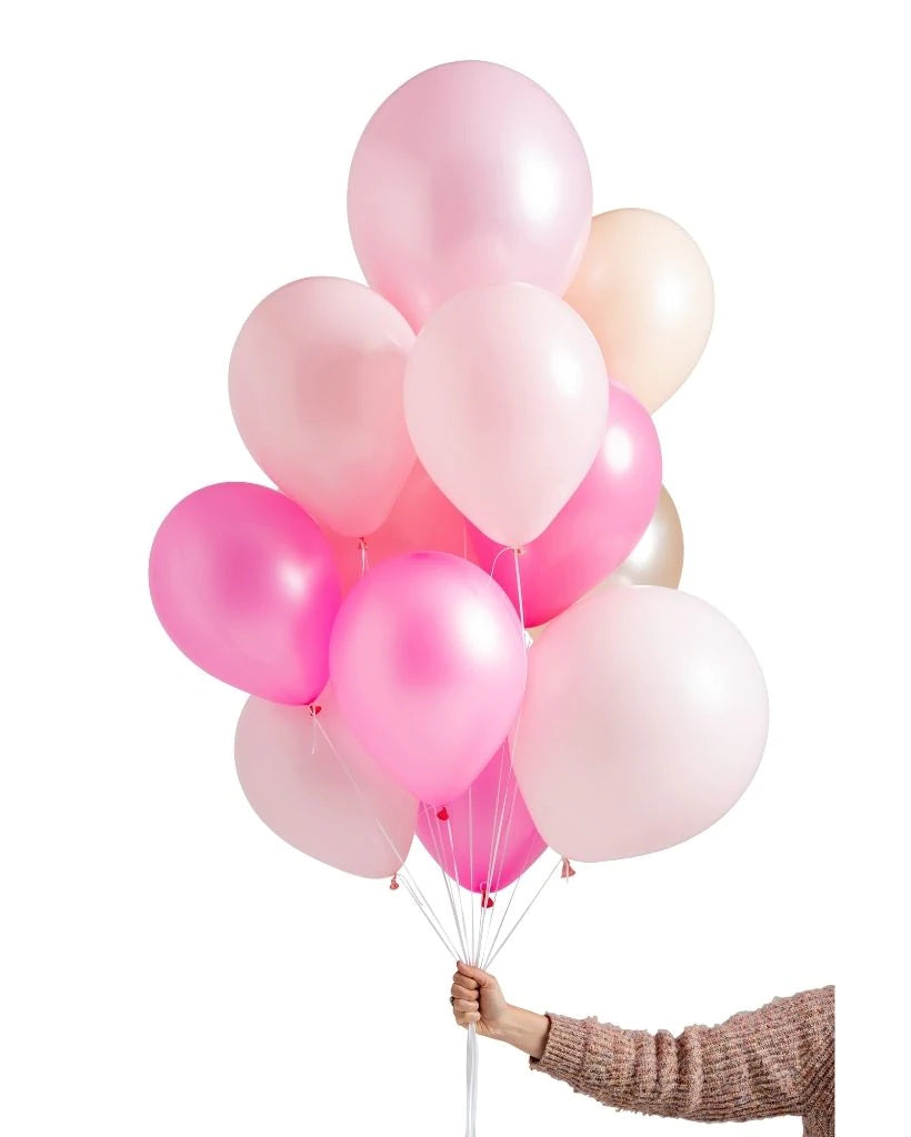 Pink Shimmer Mixed Balloon Set