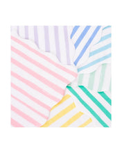 Load image into Gallery viewer, Mixed Stripe Large Napkins (Pack 16)