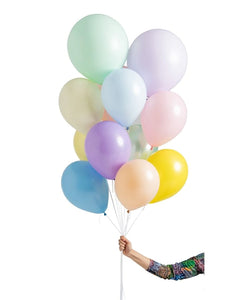 Pastel Rainbow Mixed Balloon Set