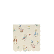 Load image into Gallery viewer, Peter Rabbit &amp; Friends Small Napkins (Pack 20)