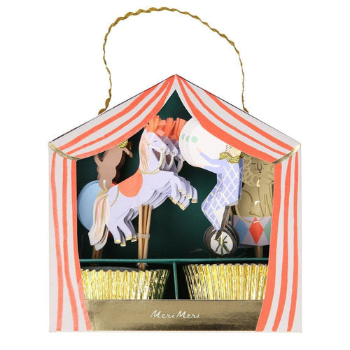 Circus Parade Cupcake Kit (Pack 24)