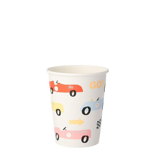 Race Car Party Cups (Pack 8)