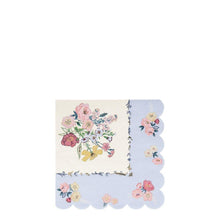 Load image into Gallery viewer, English Garden Small Napkins (Pack 16)