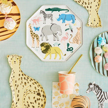 Load image into Gallery viewer, Safari Animal Dinner Plates (Pack 8)