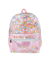 Load image into Gallery viewer, Flower Shop Confetti Clear Backpack: