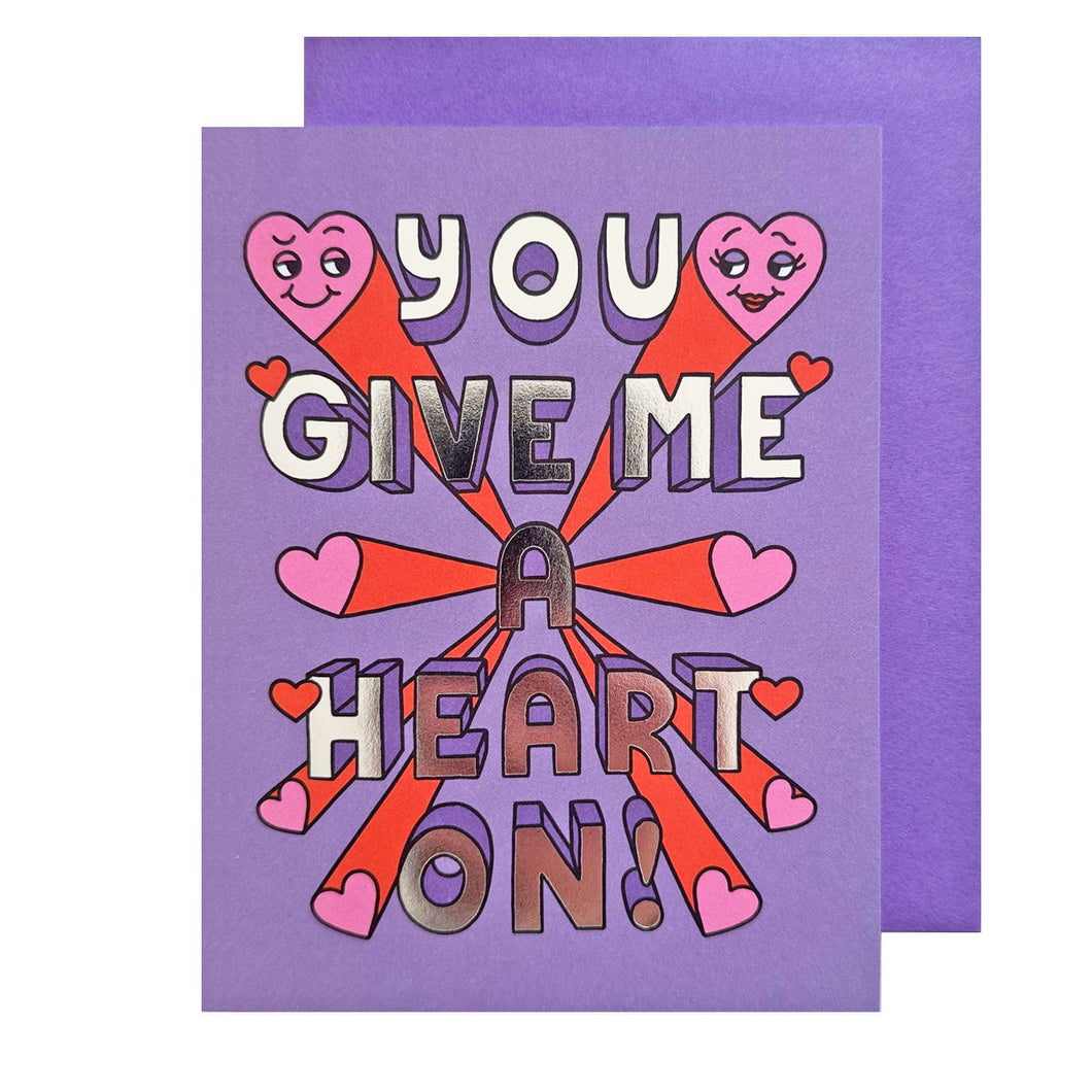 Heart On Valentine's Day Card