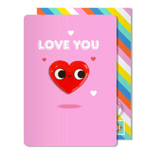 Load image into Gallery viewer, Heart Card Love Card