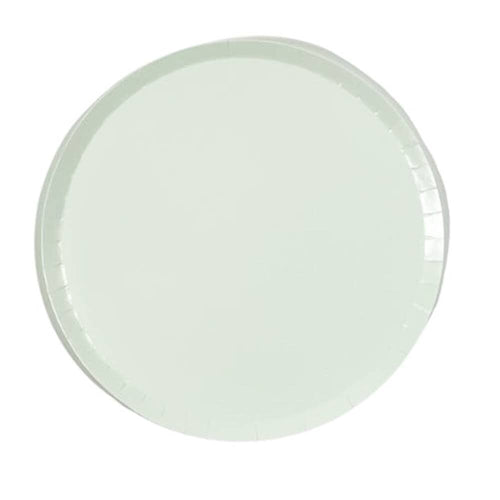 Pistachio Green Plates Large (Pack 8)
