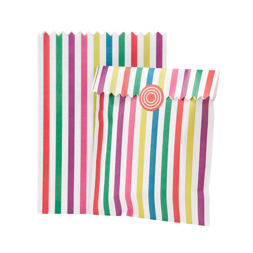 Rainbow Paper Goodie Bags for Sweets