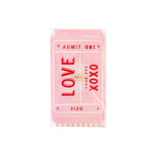 Load image into Gallery viewer, Love Ticket Shaped Dinner Paper Napkin (Pack 24)