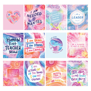 The Teaching Tools - x Holly Sanders: 12 Pack Affirmation Cards