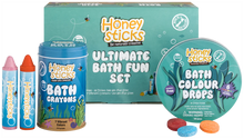 Load image into Gallery viewer, Honey Sticks Ultimate Bath Fun Set
