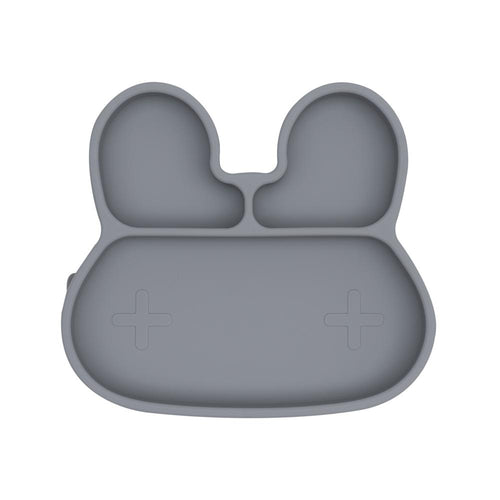 Bunny Stickie™ Plate - Grey