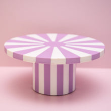 Load image into Gallery viewer, Sunburst Lilac Resin Cake Stand