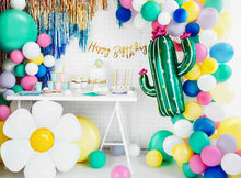 Load image into Gallery viewer, Inflated Daisy Flower Foil Balloon