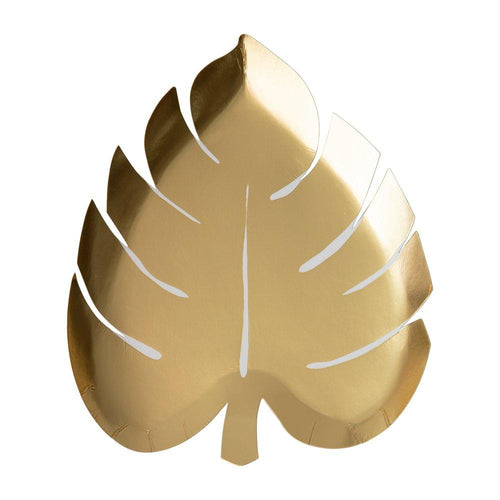 Palm Leaf Plate Gold