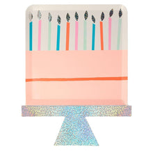 Load image into Gallery viewer, Birthday Cake Plates (Pack 8)