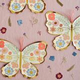 Load image into Gallery viewer, Floral Butterfly Plates (Pack 8)