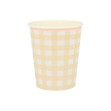Load image into Gallery viewer, Gingham Cups (Pack 12)