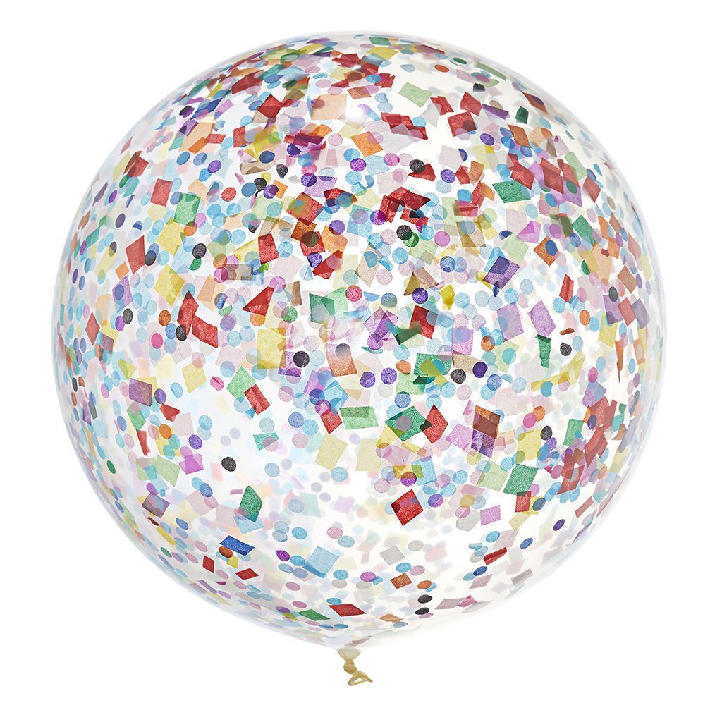 INFLATED Jumbo Confetti Balloon Good Times