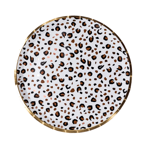 Leopard Large Plates (Pack 8)
