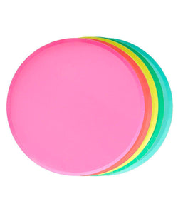 Oh Happy Day Large Plates Rainbow (Pack 8)