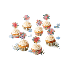 Load image into Gallery viewer, Rifle Paper Co. Garden Party Cupcake Kit (Set 24)