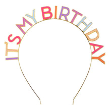 Load image into Gallery viewer, It&#39;s My Birthday Pastels Headband