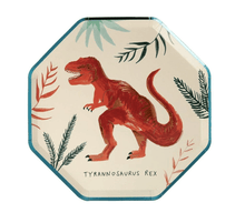 Load image into Gallery viewer, Dinosaur Kingdom Plates (Pack 8)