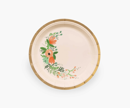 Rifle Paper Co. Garden Party Plates Wildflower Small