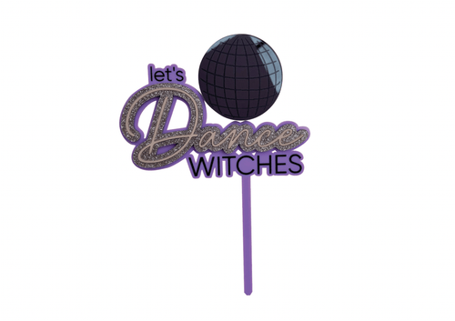 Let's Dance Witches Cake Topper