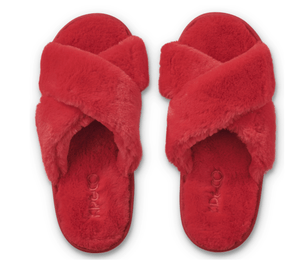 KIP & Co. Adult Slippers Cherry Red