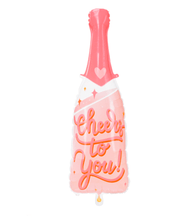 Load image into Gallery viewer, Pink Champagne Foil Balloon