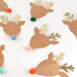 Reindeer Party Hats (Pack 6)
