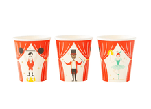 Load image into Gallery viewer, Carnival Party Cups (Pack 8)