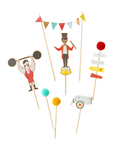 Load image into Gallery viewer, Carnival Cake Topper Set