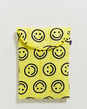 Load image into Gallery viewer, Baggu - Puffy Laptop Sleeve 13/14&quot; Yellow Happy