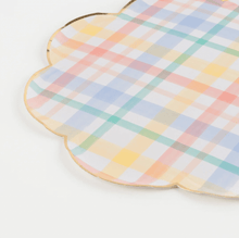 Load image into Gallery viewer, Plaid Plates Small  (Pack 8)