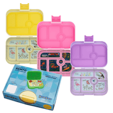 Load image into Gallery viewer, Yumbox Original 6 Compartment Power Pink Unicorn Tray