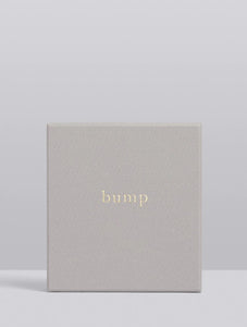 BUMP. MY PREGNANCY JOURNAL. LIGHT GREY