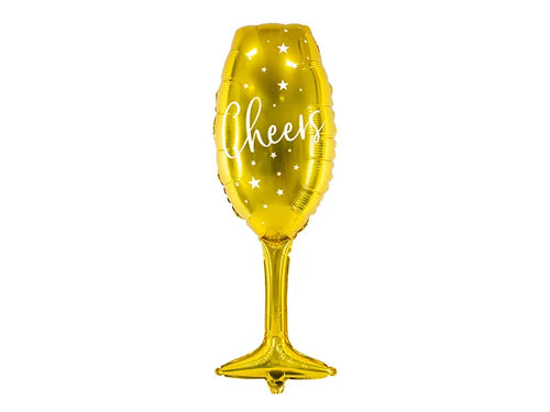 Cheers Champagne Glass Foil Balloon